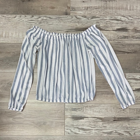 Ardene Stripe Long Sleeve Top - Picture 2 of 3